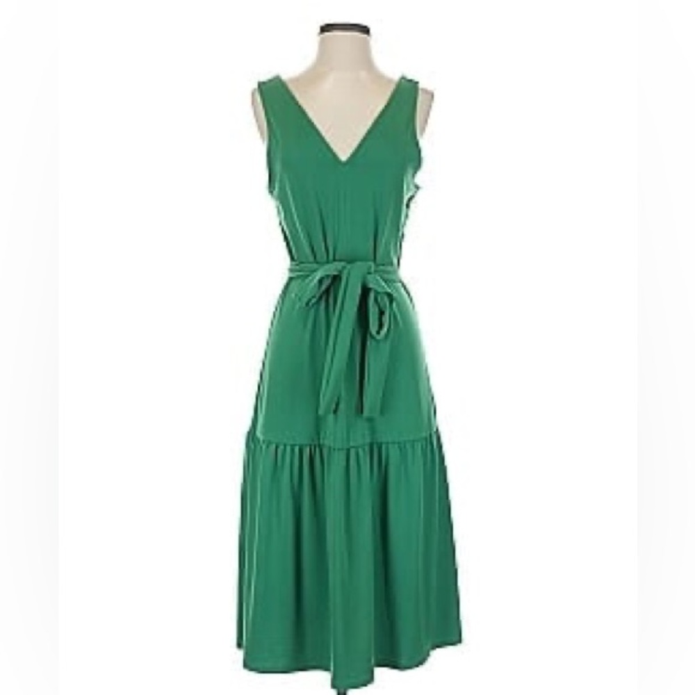Banana Republic Green Sleeveless Dress